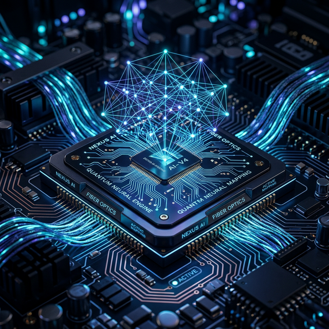 Futuristic AI Hardware Circuits
